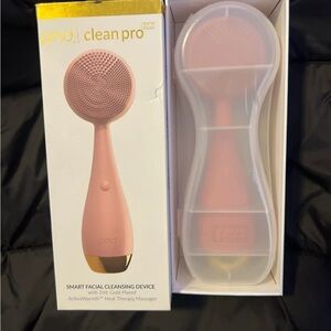 PMD Clean Pro Facial Cleansing Device - Pink with Gold